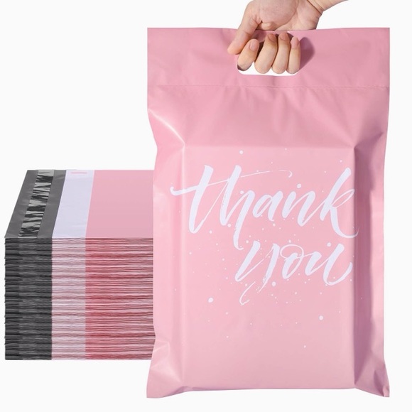 Other - 📦 2 for $20📦 THANK YOU poly mailer w/ handle (10) 10”x13”